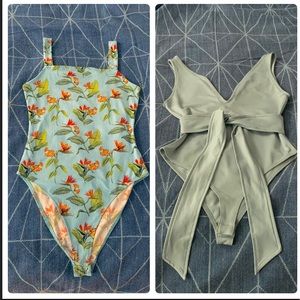 TWO BODYSUITS BLUE Small